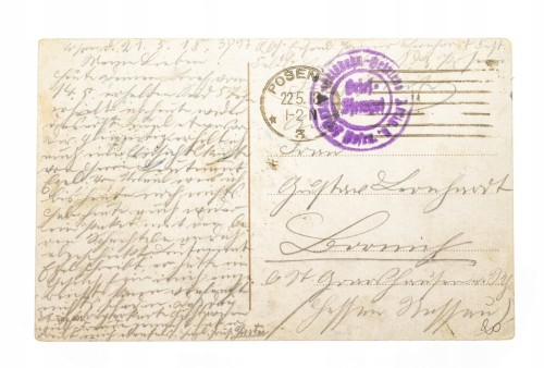 POZNAŃ - MOST CHWALISZEWSKI, WARTA, FELDPOST 1918