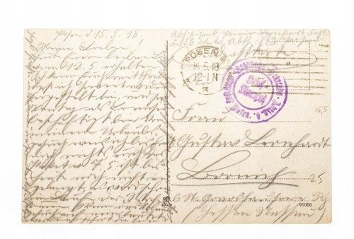 POZNAŃ - WIEŻA GÓRNOŚLĄSKA, FELDPOST 1918