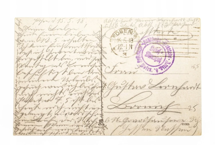 POZNAŃ - WIEŻA GÓRNOŚLĄSKA, FELDPOST 1918