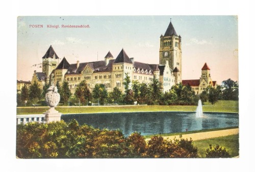 POZNAŃ - ZAMEK CESARSKI, FELDPOST 1915