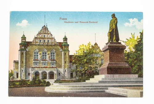 POZNAŃ-UNIWERSYTET,POMNIK BISMARCKA, FELDPOST 1916