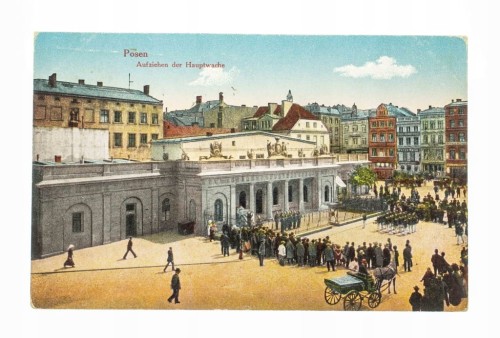 POZNAŃ - RYNEK, ZMIANA WARTY, FELDPOST 1916