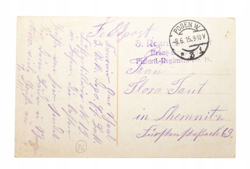 POZNAŃ - RATUSZ, RYNEK, FELDPOST 1915