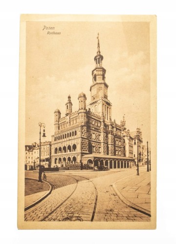 POZNAŃ - RATUSZ, RYNEK, FELDPOST 1915
