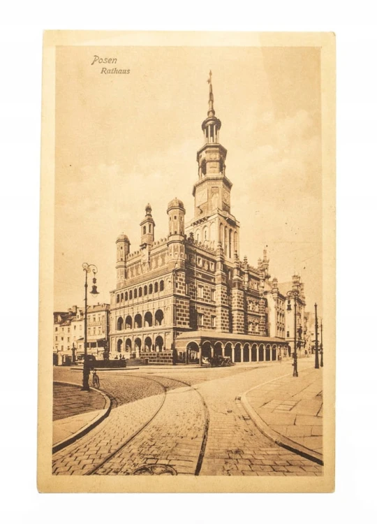 POZNAŃ - RATUSZ, RYNEK, FELDPOST 1915
