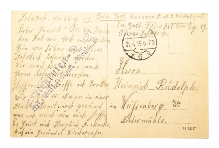 POZNAŃ - RATUSZ, RYNEK, FELDPOST 1915