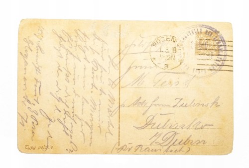 TYPY POLSKIE - PARA LUDOWA, POZNAŃ FELDPOST 1918