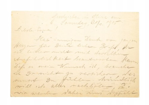FELDPOST POZNAŃ 1915