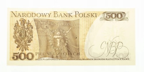 500 ZŁOTYCH 1.06.1982, seria FL st.1-