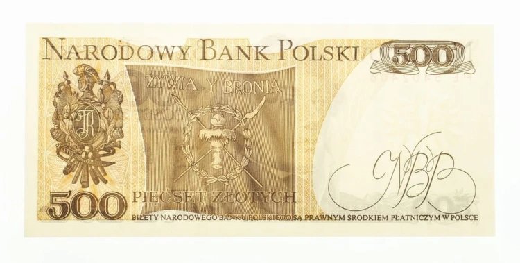 500 ZŁOTYCH 1.06.1982, seria FE st.1