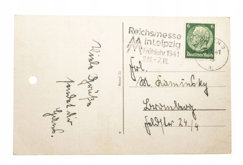 RYNEK, LEINENHAUS - STEMPEL POZNAŃ 1941