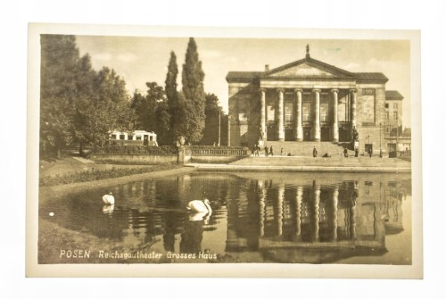 POZNAŃ - TEATR WIELKI, TRAMWAJ 1942
