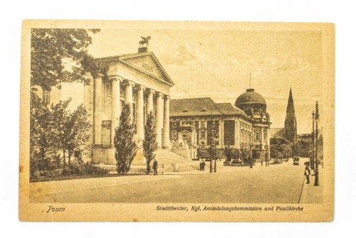 POZNAŃ - TEATR, KOMISJA OSIEDLEŃCZA, FELDPOST 1939