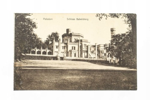 POCZDAM - ZAMEK BABELSBERG pocz. XX w.
