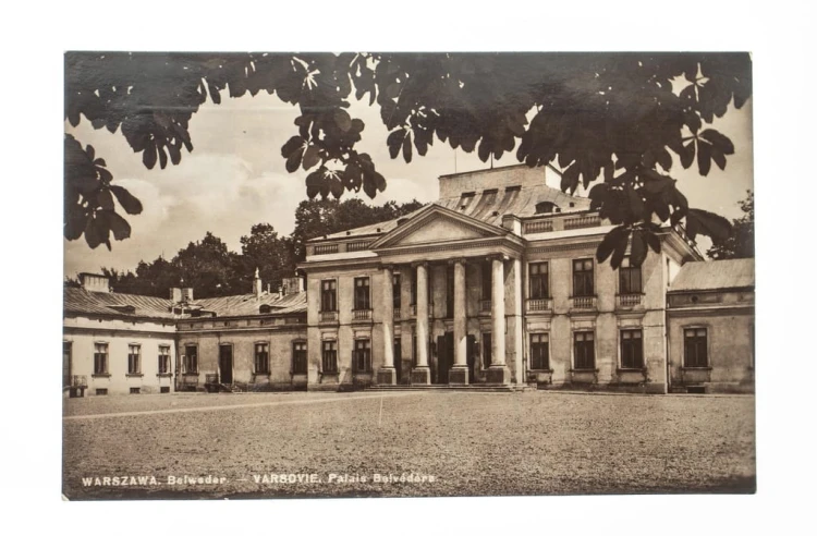WARSZAWA - PAŁAC BELWEDERSKI, PCK 1936