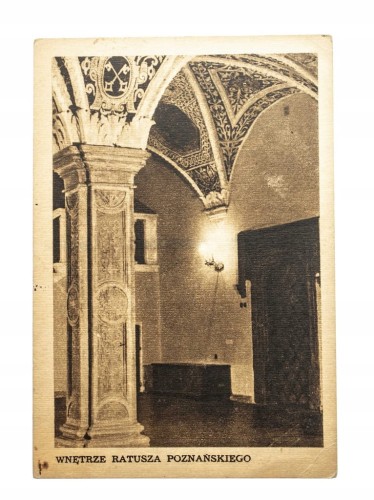 POZNAŃ - WNĘTRZE RATUSZA 1955