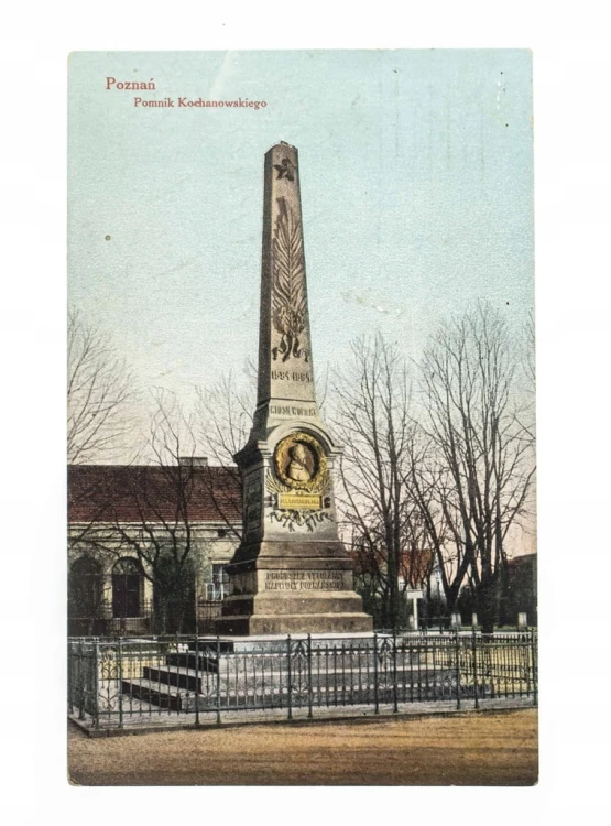 POZNAŃ - POMNIK KOCHANOWSKIEGO 1918