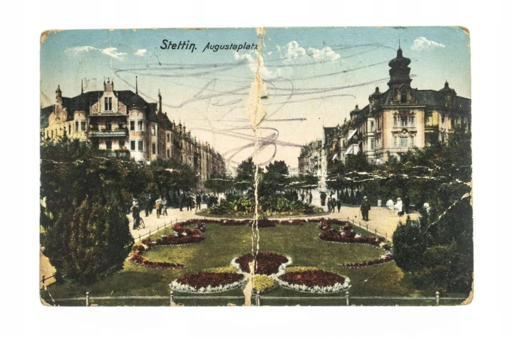 SZCZECIN - PLAC LOTNIKÓW AUGUSTAPLATZ 1916