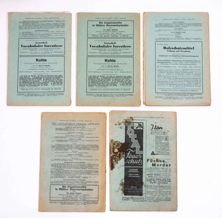 STARE CZASOPISMO NIEMIECKIE LAS I ŁOWIECTWO 1940