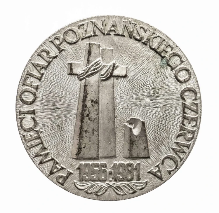 MEDAL CEGIEŁKA BUDOWY POMNIKA POZNAŃSKIEGO CZERWCA 1956