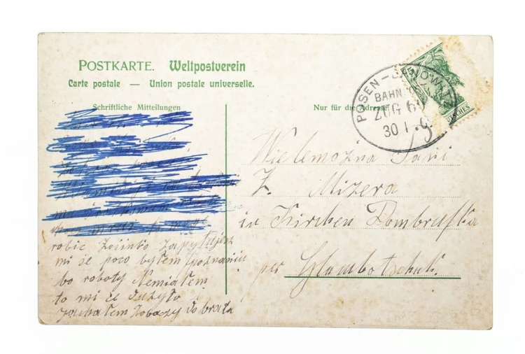 OWIŃSKA - PAŁAC, STAW, PANORAMA 1909