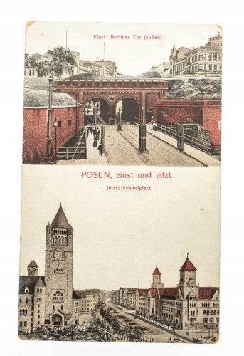 POZNAŃ - BRAMA BERLIŃSKA, ZAMEK pocz. XX w.