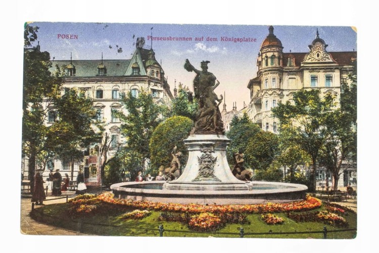 POZNAŃ - FONTANNA PERSEUSZA 1917