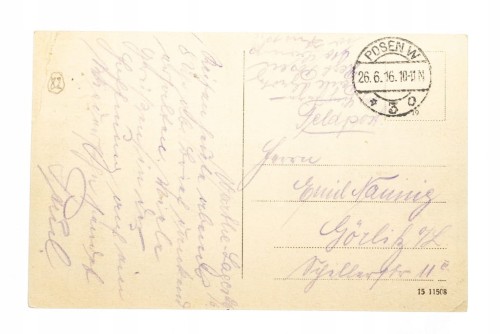 POZNAŃ - PLAC WOLNOŚCI, FELDPOST 1916