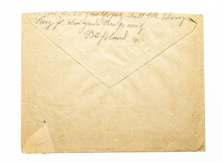 KOPERTA PO LIŚCIE - FELDPOST POZNAŃ 1915