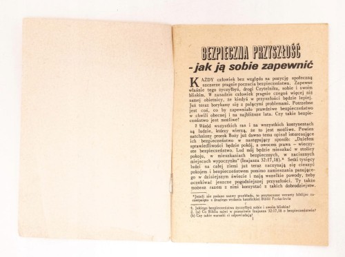 STARA KSIĄŻKA BEZPIECZNA PRZYSZŁOŚĆ