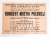 PROGRAM + PLAKAT - KONCERT MUZYKI POLSKIEJ 1957