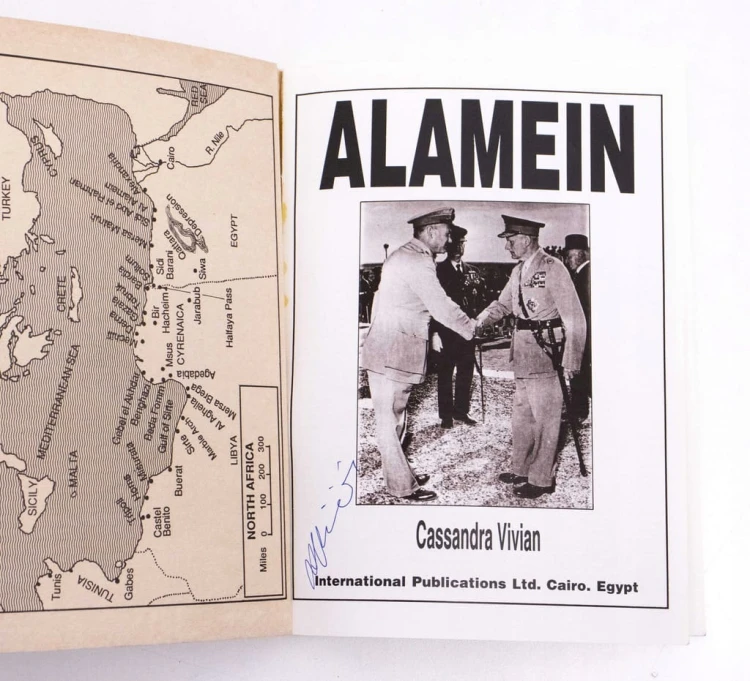 STARA KSIĄŻKA WOJSKOWA ALAMEIN 1992