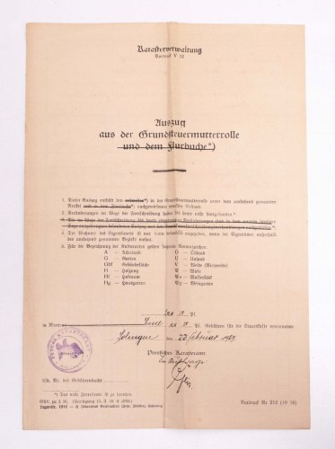 STARE NIEMIECKI PISMO / UMOWA 1927