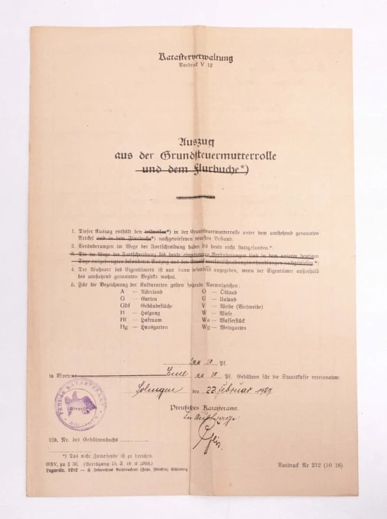 STARE NIEMIECKI PISMO / UMOWA 1927