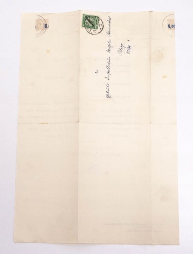 STARY DOKUMENT NIEMIECKI - UMOWA / PISMO 1927