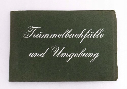 STARE POCZTÓWKI TRUMMELBACH WODOSPADY SZWAJCARIA