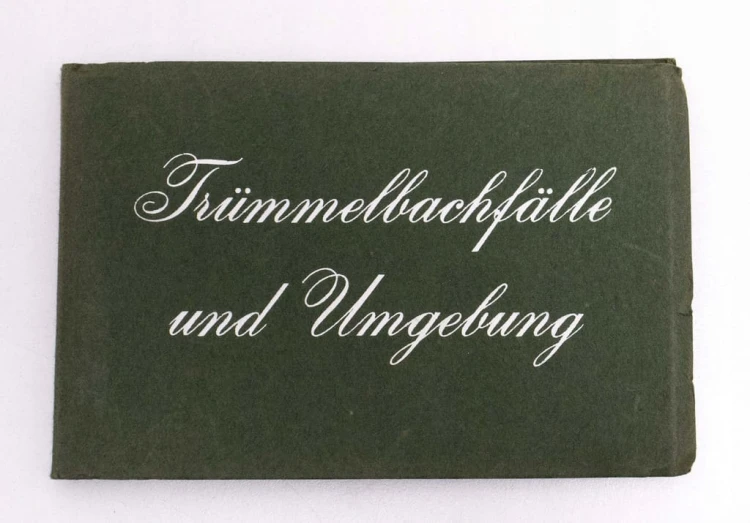 STARE POCZTÓWKI TRUMMELBACH WODOSPADY SZWAJCARIA