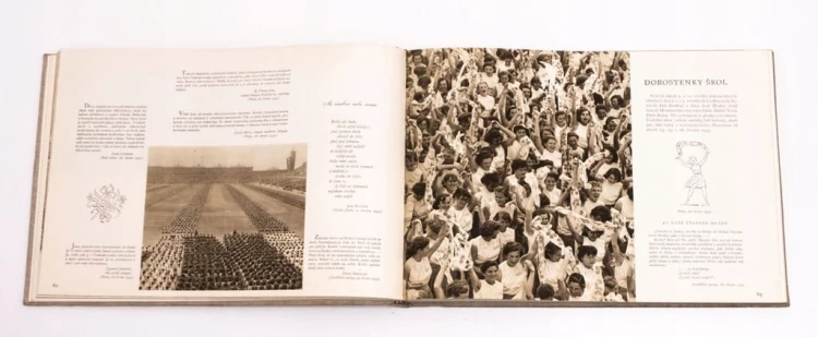 STARA KSIĄŻKA SPARTAKIADA CZECHOSŁOWACJA 1955
