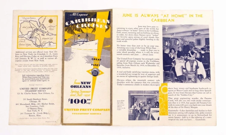 STARA ULOTKA PROM CARIBBEAN CRUISE 1930