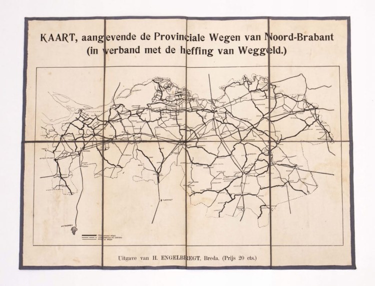 STARA MAPA WEGEN HOLANDIA