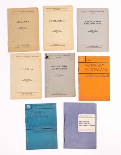 ZESTAW WKŁADEK DO TERMINARZA TECHNIKA 1961 - 1971