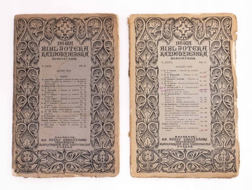 MIESIĘCZNIK NOWA BIBLJOTEKA KAZNODZIEJSKA 1926