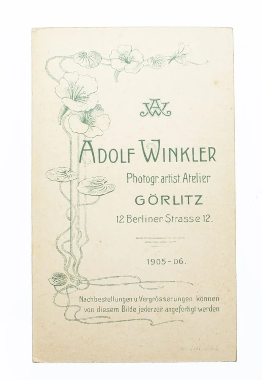 FOT. CHŁPIEC W GARNITURZE - ATELIER ZGORZELEC 1906