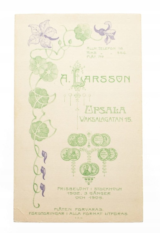KOBIETA W SUKNI - ATELIER UPPSALA 1906