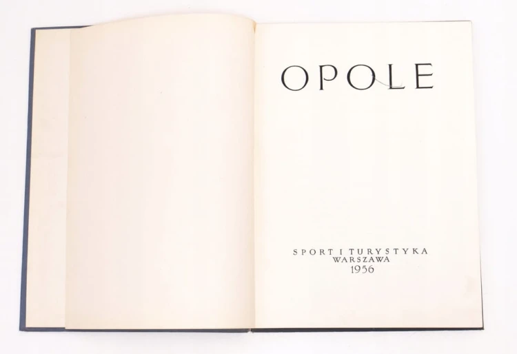 STARA KSIĄŻKA OPOLE 1956