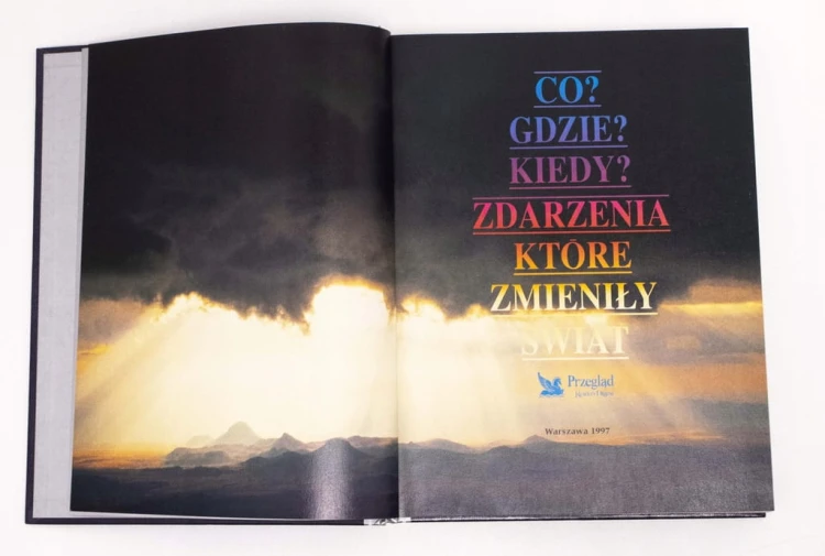 KSIĄŻKA ZDARZENIA KTÓRE ZMIENIŁY ŚWIAT 1997