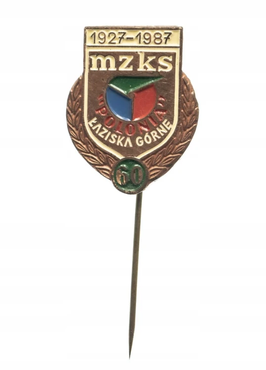 ODZNAKA WPINKA 60 LAT MZKS POLONIA ŁAZISKA GÓRNE