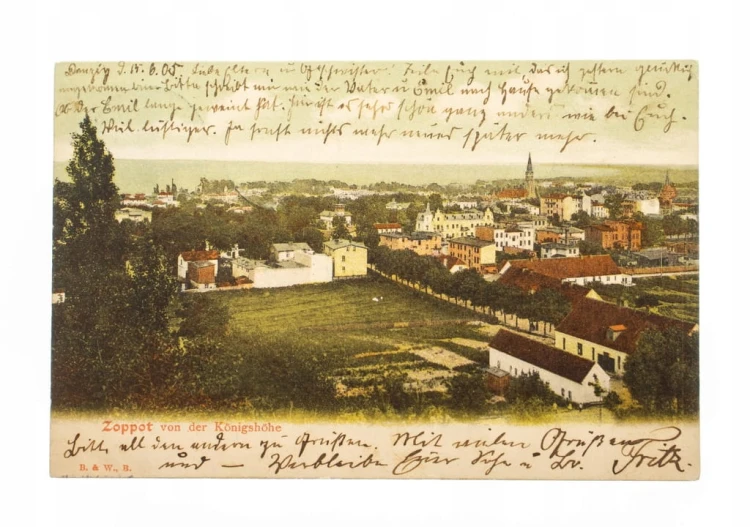 SOPOT - WIDOK OGÓLNY 1905