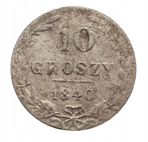 10 groszy 1840 MW, Warszawa Królestwo Kongresowe