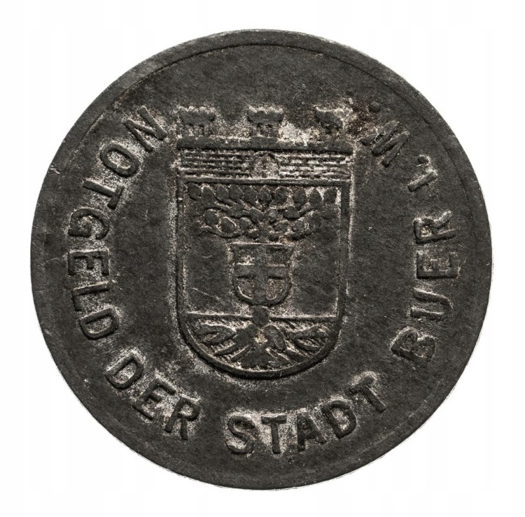 BUER I. W. 10 PF 1919 ROK st.3+ cynk